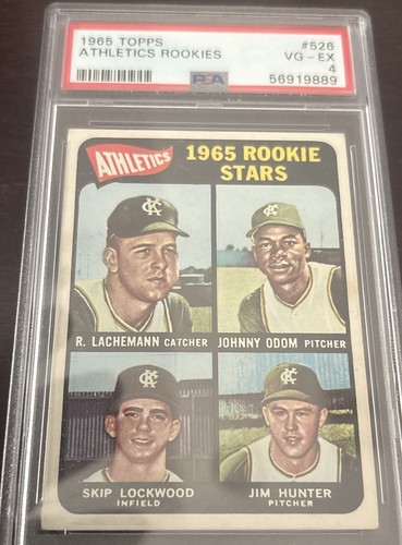 1965 topps high catfish - topps,