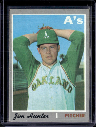 1970 topps 565 jim hunter - topps,