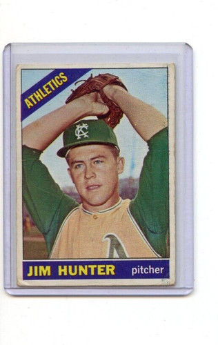 1966 topps jim - topps, hunter