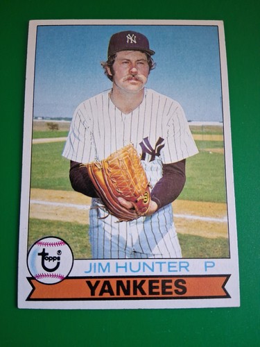 Jim catfish hunter 1979 topps - catfish,