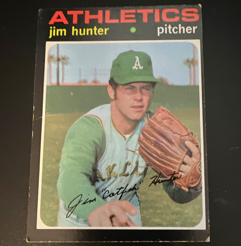 Topps 1971 jim - -, hunter